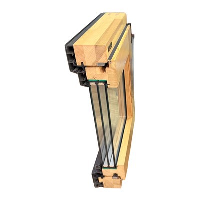 Energiją taupantys mediniai aliumininiai langai